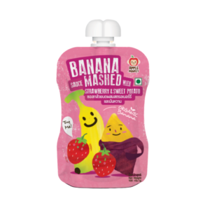 Apple Monkey – Banana Sauce Mashed with Strawberry & Sweet Potato 100g