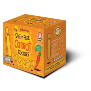 Apple Monkey Organic Rice Cracker - Carrot Cookies