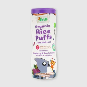 Organic Black Rice Puffs - Blueberry and Purple Carrot